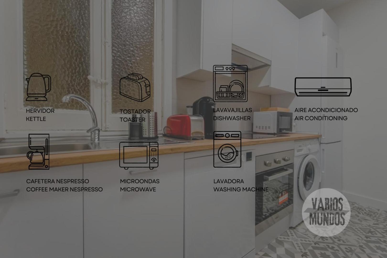 Modern Apt Para 6Pax En La Plaza De Tirso-Centro E1 Madrid Dış mekan fotoğraf